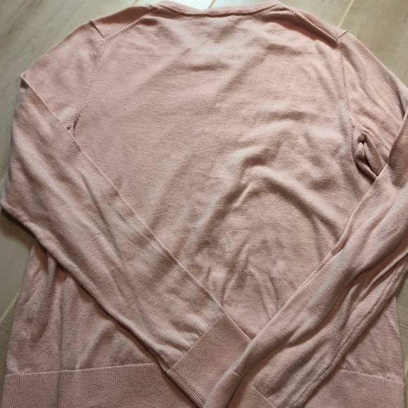 Gap Light Pink Button Down Cardigan Sweater - Picture 4 of 4